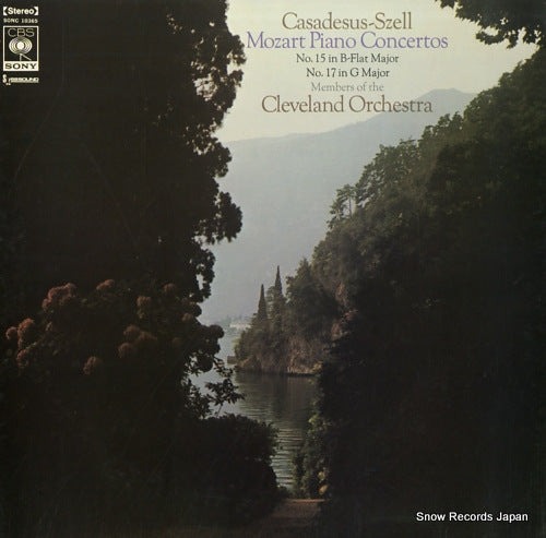 CASADESUS, ROBERT mozart; piano concertos no.15 & no.17 SONC10365