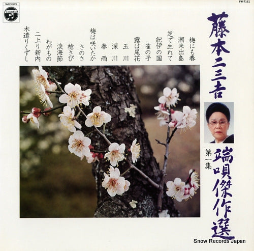 FUJIMOTO, FUMIKICHI hauta kessakusen dai 1 shu FW-7161