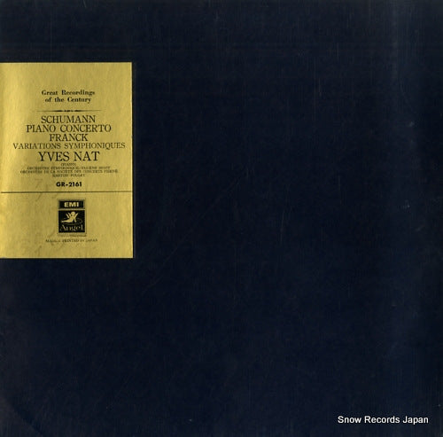 NAT, YVES schumann; piano concerto in a minor GR-2161