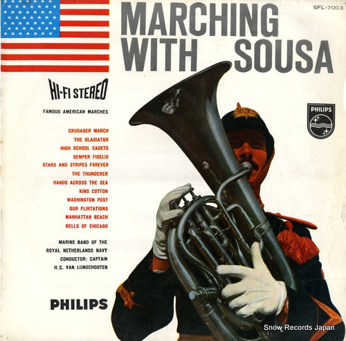 LIJNSCHOOTEN, H.C. VAN marching with sousa SFL-7003