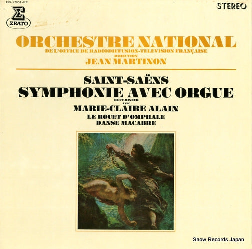 MARTINON, JEAN saint-saens; symphonie avec orgue OS-2501-RE