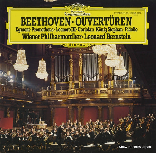 BERNSTEIN, LEONARD beethoven; ouverturen 28MG0221