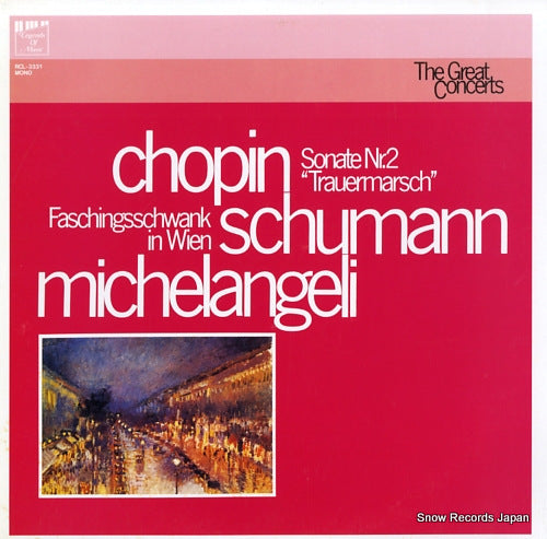 MICHELANGELI, ARTURO BENEDETTI chopin; sonate nr.2 trauermarsch RCL-3331