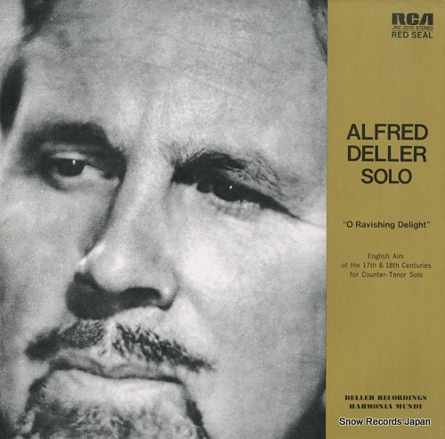 DELLER, ALFRED alfred deller solo JRZ-2015