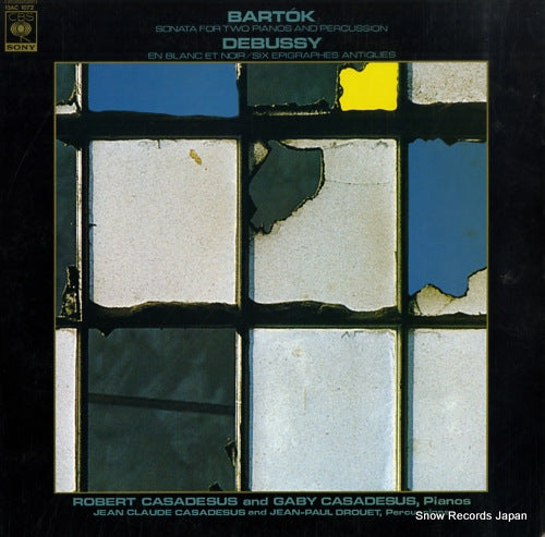 CASADESUS, ROBERT AND GABY bartok; sonata for two pianos and percussion 13AC1072