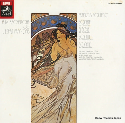 DEBOST, MICHEL poulenc; sonate pour flute et piano etc. EAC-40136
