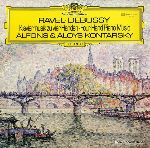 KONTARSKY, ALFONS AND ALOYS ravel, debussy; four hand piano music MG8289/90