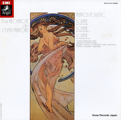 MENUHIN, YEHUDI poulenc; sonate pour violon et piano EAC-40135