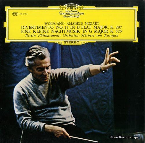 KARAJAN, HERBERT VON mozart; eine kleine nachtmusik MG2174