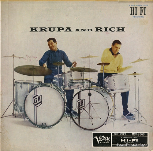 KRUPA, GENE, AND BUDDY RICH krupa and rich MGV-8069