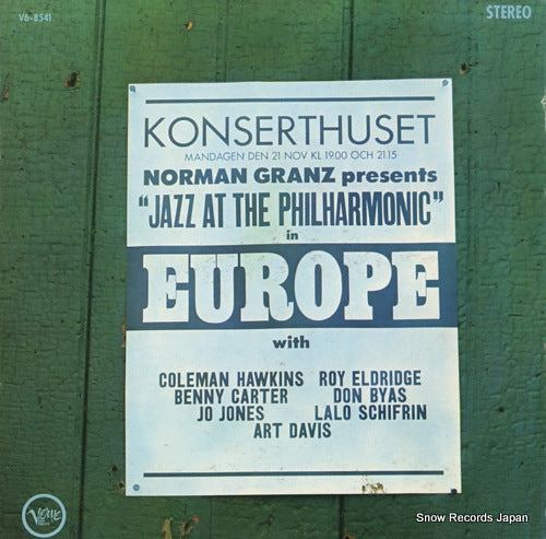 GRANZ, NORMAN jazz at the philharmonic in europe V6-8541
