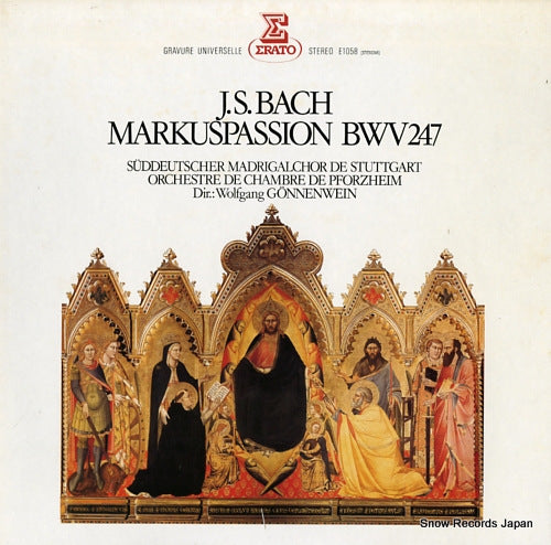 GONNENWEIN, WOLFGANG bach; markuspassion bwv 247 E-1058