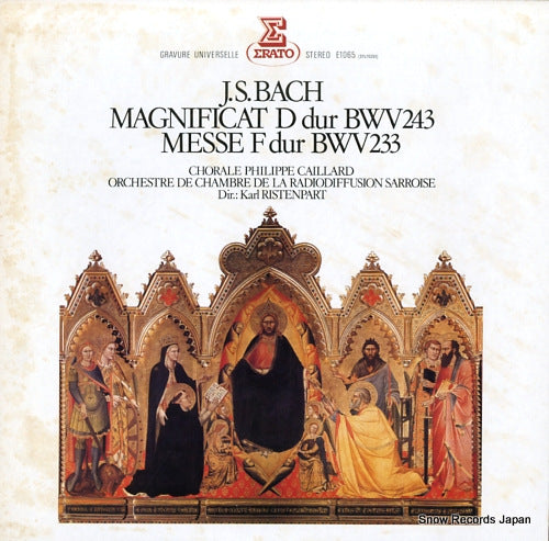 RISTENPART, KARL bach; magnificat d dur bwv 243 / messe f dur bwv 233 E-1065