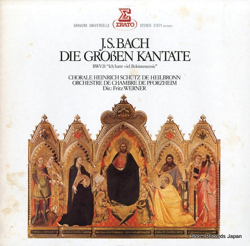 WERNER, FRITZ bach; die groben kantate E-1071