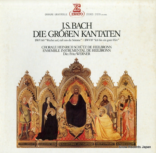 WERNER, FRITZ bach; die groben kantaten E-1079