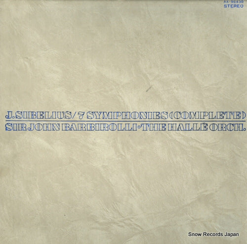 BARBIROLLI, JOHN sibelius; 7 symphonies (complete) AA-9643D