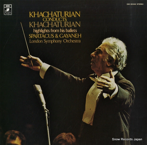 KHACHATURIAN, ARAM khachaturian conducts khachaturian EAC-80349