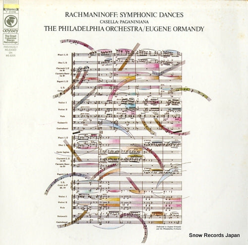ORMANDY, EUGENE rachmaninoff; symphonic dances Y31246