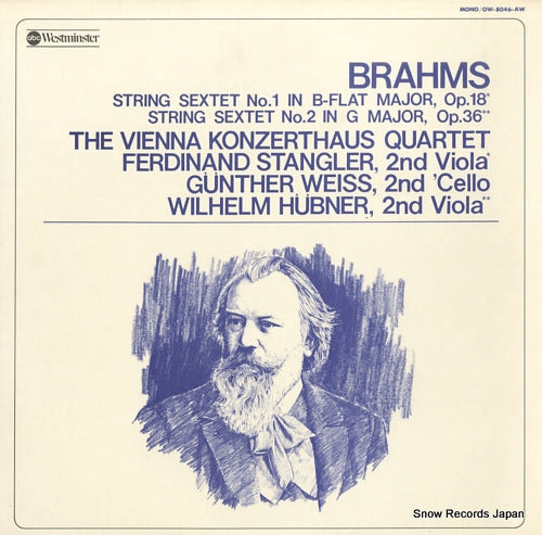 VIENNA KONZERTHAUS QUARTET, THE brahms; string sextet no.1 & no.2 OW-8046-AW