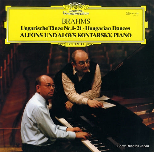 KONTARSKY, ALFONS AND ALOYS brahms; hungarian dances MG1033