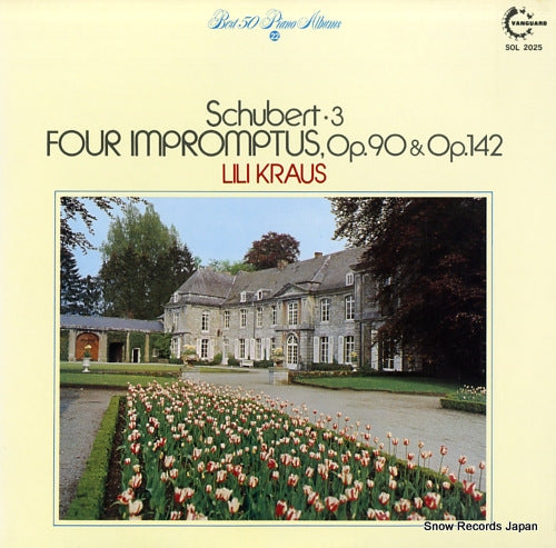 KRAUS, LILI schubert; 3 / four impromptus, op.90 & op.142 SOL2025