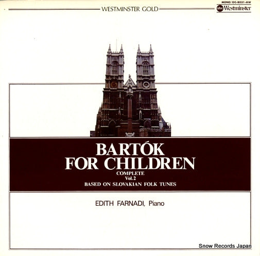 FARNADI, EDITH bartok; for children complete vol.2 OC-8031-AW