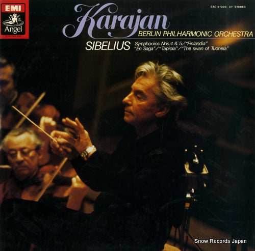 KARAJAN, HERBERT VON sibelius; symphonies nos.4 & 5 / "finlandia EAC-47226