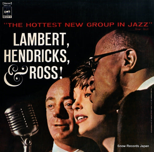 LAMBERT, HENDRICKS AND ROSS the hottest new group in jazz SOPZ-23