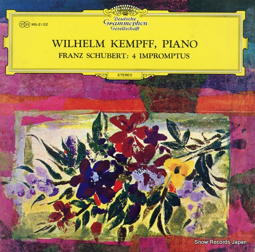 KEMPFF, WILHELM schubert; 4 impromptus MG2122