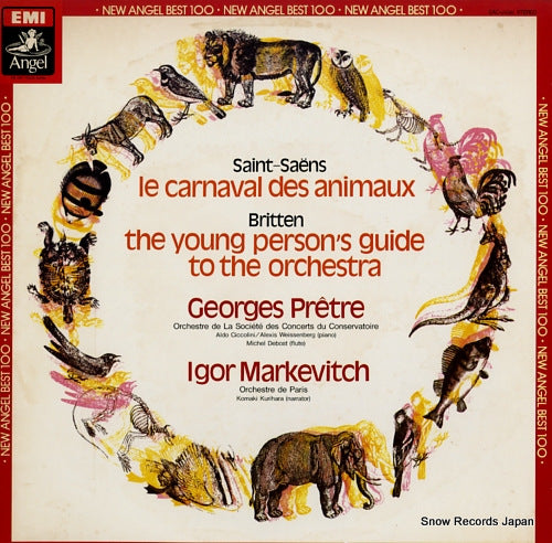 PRETRE, GEORGES saint-saens; le carnaval des animaux EAC-81066
