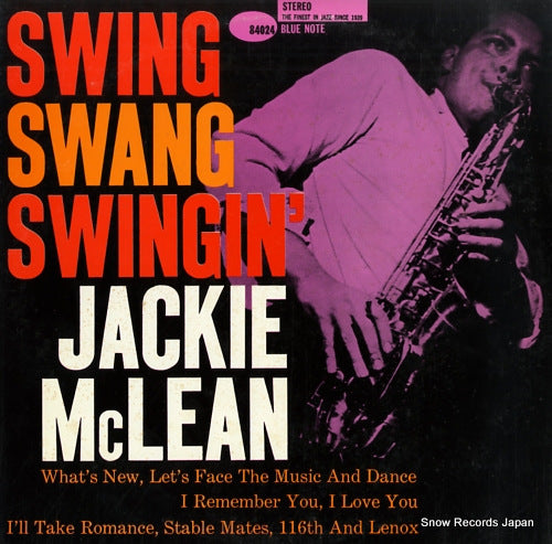 MCLEAN, JACKIE swing swang swingin' GXK8081
