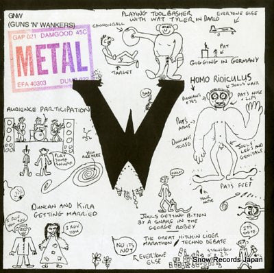 GUNS 'N' WANKERS metal DUMP022