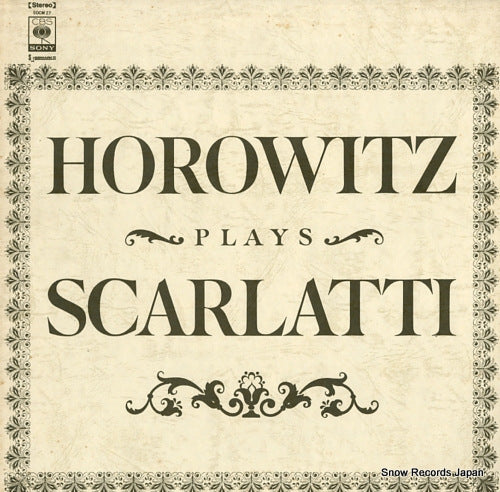 HOROWITZ, VLADIMIR horowitz plays scarlatti SOCM27