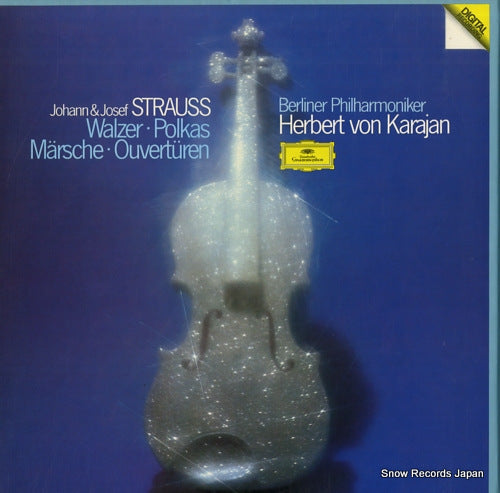 KARAJAN, HERBERT VON johann strauss; walzer, polkas, marsche, overturen 2741003 / 2560010-2