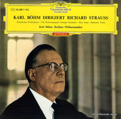 BOHM, KARL karl bohm dirigiert richard strauss SLGM-1193