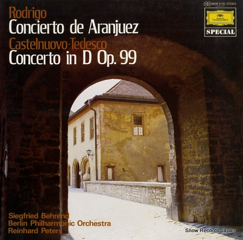 BEHREND, SIEGFRIED rodrigo; concierto de aranjuez MGW5192