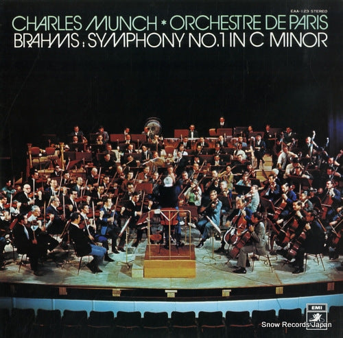 MUNCH, CHARLES brahms; symphony no.1 in c minor EAA-123