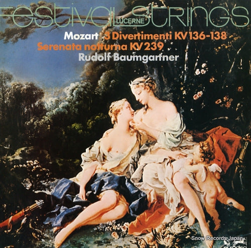 BAUMGARTNER, RUDOLF mozart; 3 divertimenti kv136-138 K15C-9004