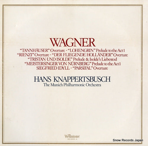 KNAPPERTSBUSCH, HANS knappertsbusch conducts wagner VIC-5203-4