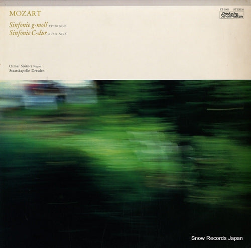 SUITNER, OTMAR mozart; sinfonie nr.40 & 41 ET-1001