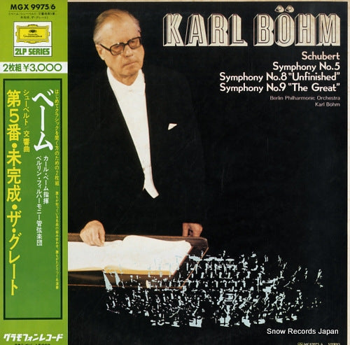BOHM, KARL schubert; symphony no.5, 8 "unfinished", 9 "the great" MGX9975/6