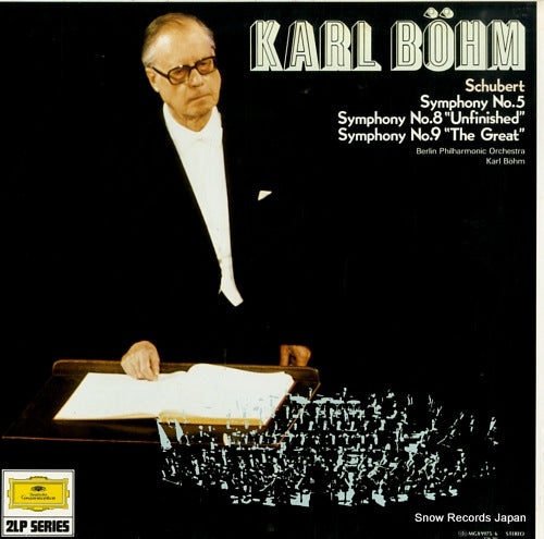 BOHM, KARL schubert; symphony no.5, 8 "unfinished", 9 "the great" MGX9975