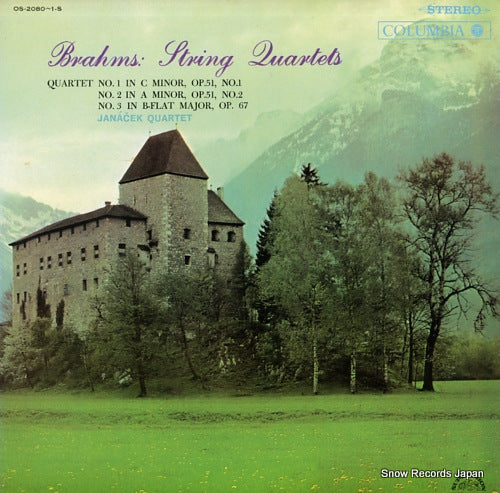 JANACEK QUARTET brahms; string quartets OS-2080-1-S