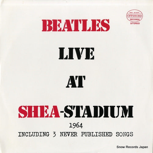 BEATLES, THE beatles live at shea-stadium 1964 OG-802/OF-730