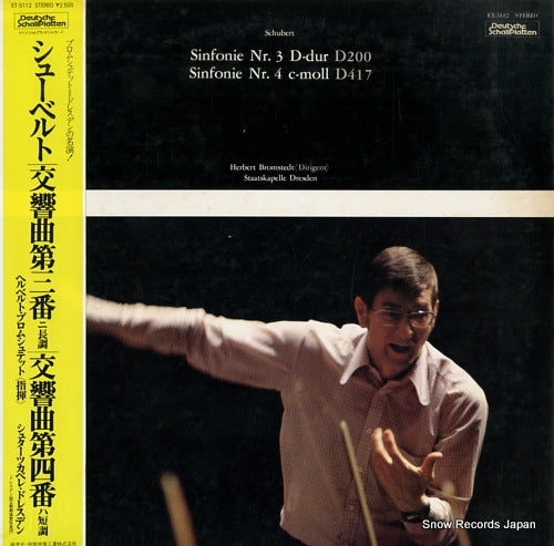 BROMSTEDT, HERBERT schubert; sinfonie nr.3 & 4 ET-5112