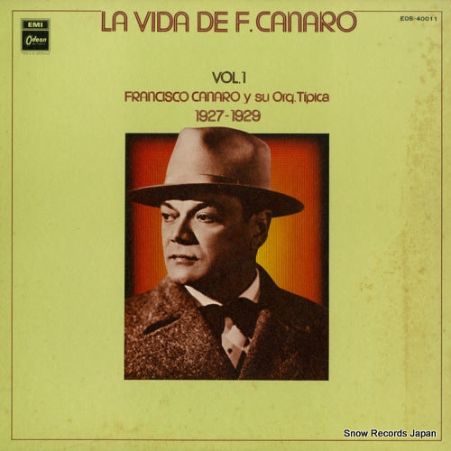 CANARO, FRANCISCO la vida de f. canaro vol.1 EOS-40011