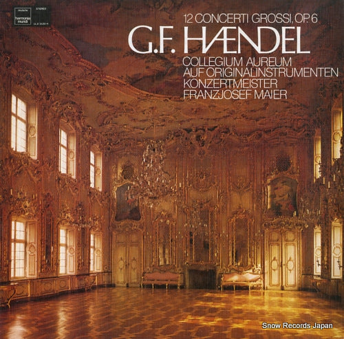 AUREUM, COLLEGIUM handel; 12 concerti grossi, op.6 ULS-3120-H