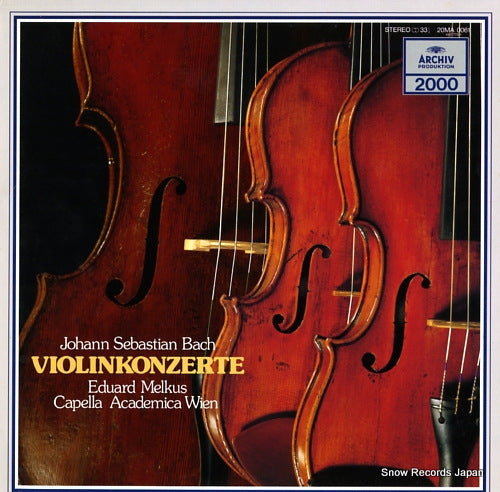 MELKUS, EDUARD bach; violinkonzerte 20MA0061