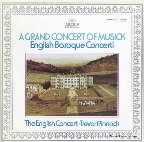 PINNOCK, TREVOR a grand concert of musick MA5152