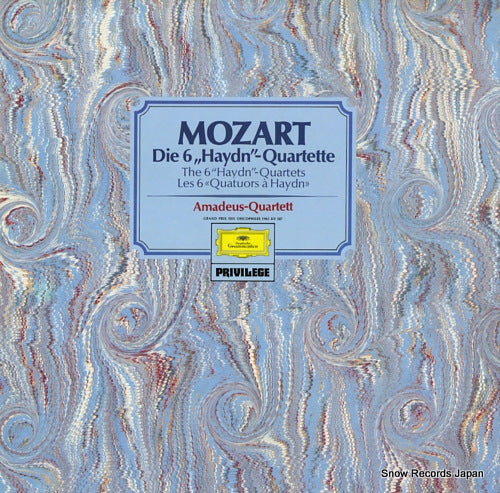 AMADEUS QUARTETT mozart; die 6 "haydn" quartette 2733012 / 2541163-5